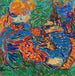 Två flickor som leker med katter - Ernst Ludwig Kirchner — vy av konstverket
