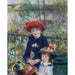 Reproduktion av målningen av två systrar (på terrassen) - Pierre-Auguste Renoir