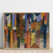 Reproduktion av målningen Framför staden - Paul Klee
