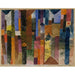 Reproduktion av målningen Framför staden - Paul Klee