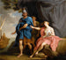 Didon och Aeneas - Pompeo Batoni — vy av konstverket