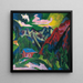 Die Klosterser Berge - Ernst Ludwig Kirchner — inramlat konstverk på väggen