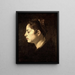 Tête de fille - Diego Velázquez — inramlat konstverk på väggen
