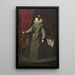 Reproduktion av målningen Isabelle de Bourbon första drottning av kung Philippe IV - Diego Velázquez