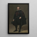 Porträtt av Don Pedro de Barberana - Diego Velázquez — inramlat konstverk på väggen