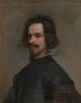 porträtt av en man, kanske ett självporträtt - Diego Velázquez — vy av konstverket