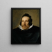 Portrait av en man - Diego Velázquez — inramlat konstverk på väggen