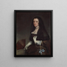 La Dame à l'éventail - Diego Velázquez — inramlat konstverk på väggen