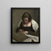La Couturière - Diego Velázquez — inramlat konstverk på väggen