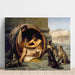 Reproduktion av målningen Diogène - Jean-Léon Gérôme