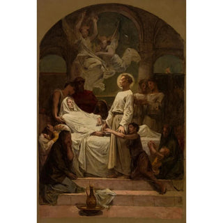 Diogne Maillart - La mort de sainte Monique.webp