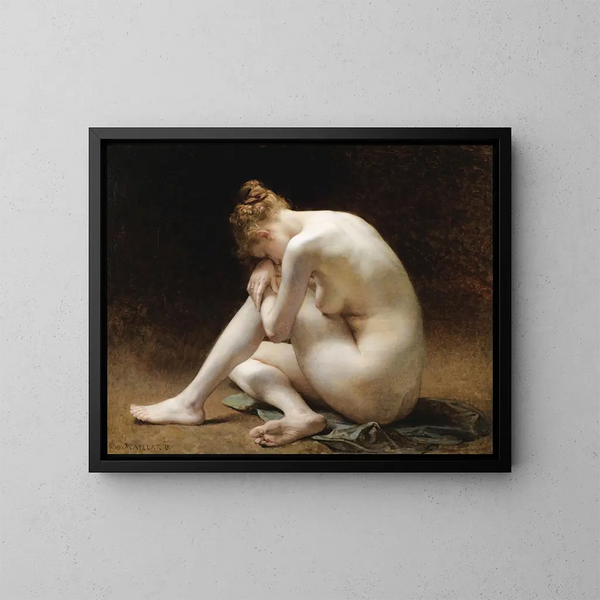 L'esclave - Diogène Maillart — inramlat konstverk på väggen
