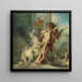 Diomède som äter hästar - Gustave Moreau — inramlat konstverk på väggen