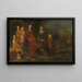 Lucas de Clercq ca1593-1652 och hans familj - Dirck Bleker — inramlat konstverk på väggen
