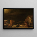 Annunciation aux bergers - Dirck Wijntrack — inramlat konstverk på väggen