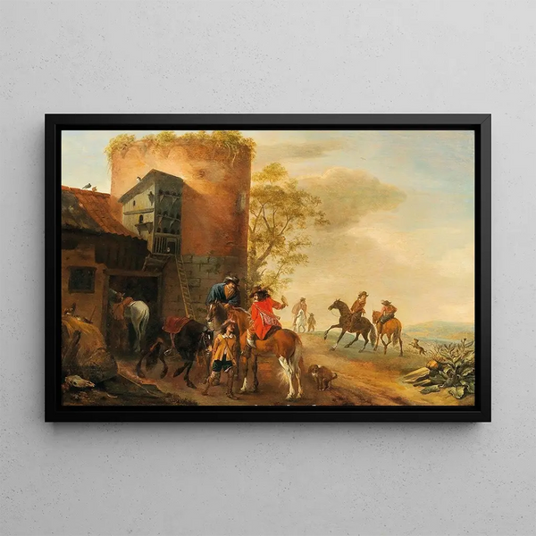 Dirk Stoop - The departure for the hunt.webp
