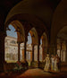 Le cloître de Santa Maria del Paradiso Viterbo - Ditlev Martens — vy av konstverket