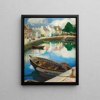 Dixie Selden - The Little Harbor Concarneau Brittany.webp