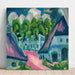 Reproduktion av målningen Domaine de Staberhof III - Ernst Ludwig Kirchner