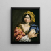 En Sibylla - Domenichino — inramlat konstverk på väggen