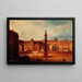 Vue composite des monuments parisiens - Domenico Ferri — inramlat konstverk på väggen