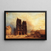 Vue du parvis de Notre-Dame - Domenico Ferri — inramlat konstverk på väggen