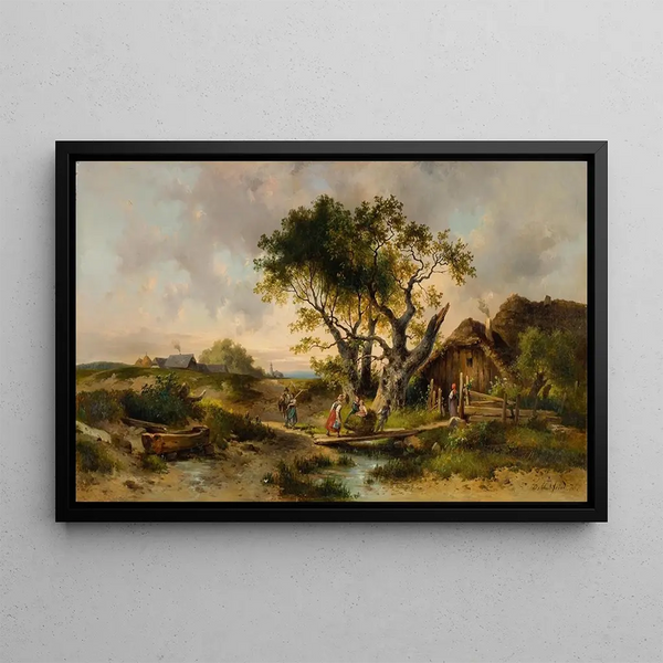 Dominik Schuhfried - Idyllisches Landleben mit Heueinbringung.webp
