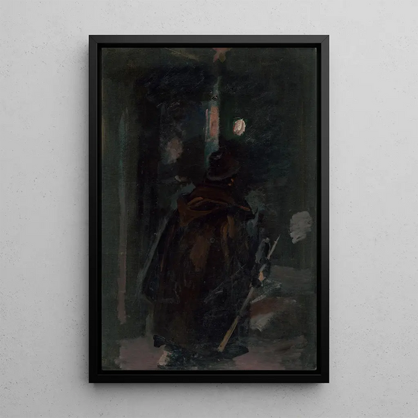 Garde de nuit - Dominik Skutecký — inramlat konstverk på väggen