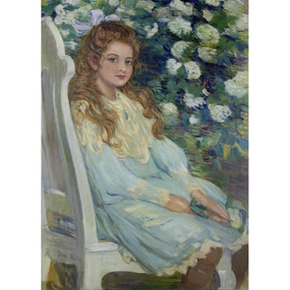 Dora Hitz - Portrait Of A Girl.webp