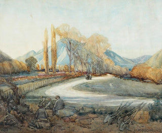Hommes de la route au repos - Dorothy Richmond — vy av konstverket