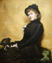 Mademoiselle H. Agnes Huntington - Douglas Volk — vy av konstverket