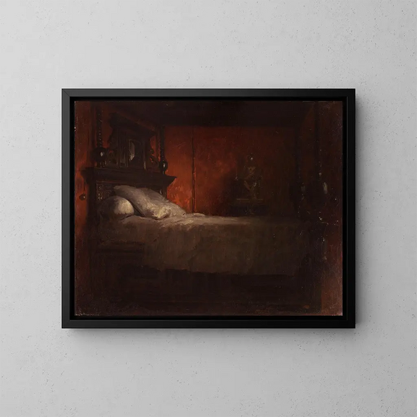 La chambre de Victor Hugo, avenue d'Eylau - Désiré François Laugée — inramlat konstverk på väggen