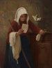 La petite curieuse - Désiré François Laugée — vy av konstverket