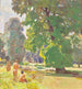den wieneriska Prater II Sommardag - Carl Moll — vy av konstverket