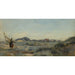 Reproduktion av målningen Dunkerque. En räkmåsare av Jean-Baptiste-Camille Corot