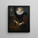 Portrait av Aefge Gijbland 1581-1625 - Holländsk skola — inramlat konstverk på väggen
