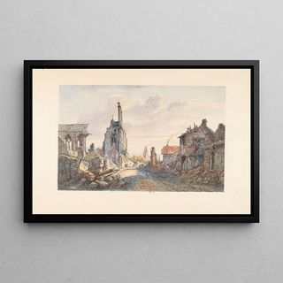 E Tatin - Soissons La cathdrale et la rue de la Buerie.webp