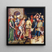 Ecce Homo - Hans Holbein den yngre — inramlat konstverk på väggen