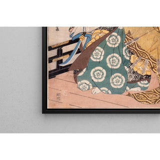 Éclaircie après la tempête pour Takechi - Utagawa Kuniyoshi | Reproduction Tableau Décoration murale affiche copie