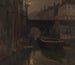 Vue du Vleeshuisbrug à Gand - Edgar Bytebier — vy av konstverket