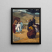 Alexandre och Bucephalus - Edgar Degas — inramlat konstverk på väggen