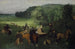 À l'hippodrome Les Courses - Edgar Degas — vy av konstverket