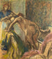 Frukost efter badet - Edgar Degas — vy av konstverket