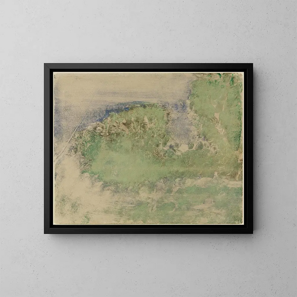 Cap Ferrat - Edgar Degas — inramlat konstverk på väggen