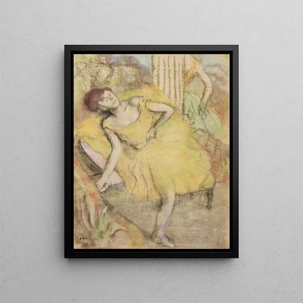 Danserska i vila - Edgar Degas — inramlat konstverk på väggen
