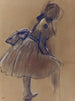 dansare stående i profil - Edgar Degas — vy av konstverket