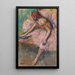 Danserska rosa - Edgar Degas — inramlat konstverk på väggen