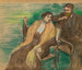 Skiss för ett porträtt av M. och fru Louis Rouart - Edgar Degas — vy av konstverket