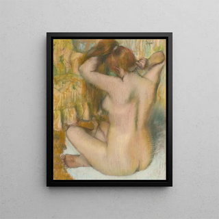 Edgar Degas - Femme nue de dos se coiffant femme se peignant.webp