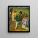 Quatre jockeys - Edgar Degas — inramlat konstverk på väggen